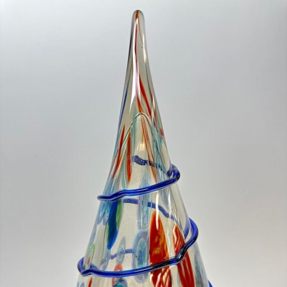 Large Vintage Murano Millefiori Glass Christmas Tree - Picture 11 of 12